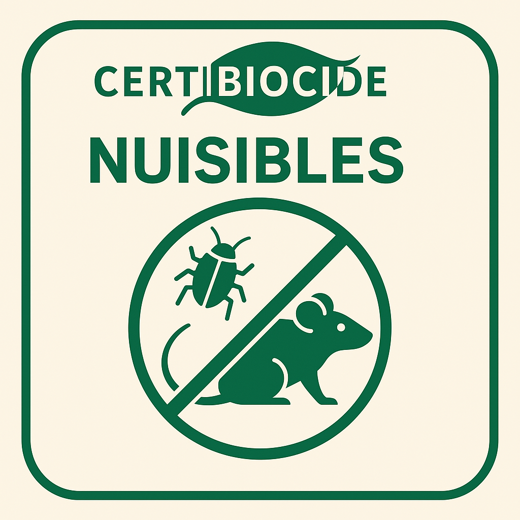 Certification Certibiocide traitement punaises de lit